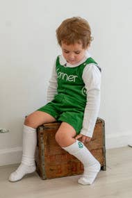 Love That Cotton – Macacão - Bebé por atacado – Clássico Jon Jon - Cotelê Verde0