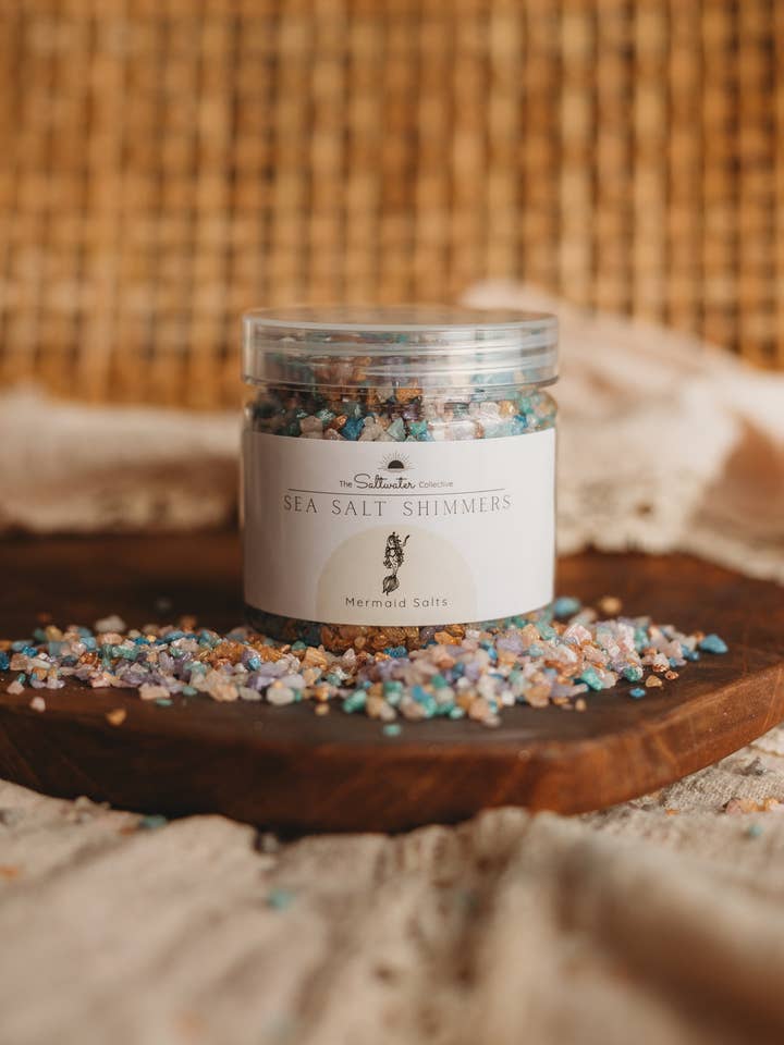 Mermaid Salts - Sea Salt Shimmers SMALL for wholesale by The Saltwater Collective