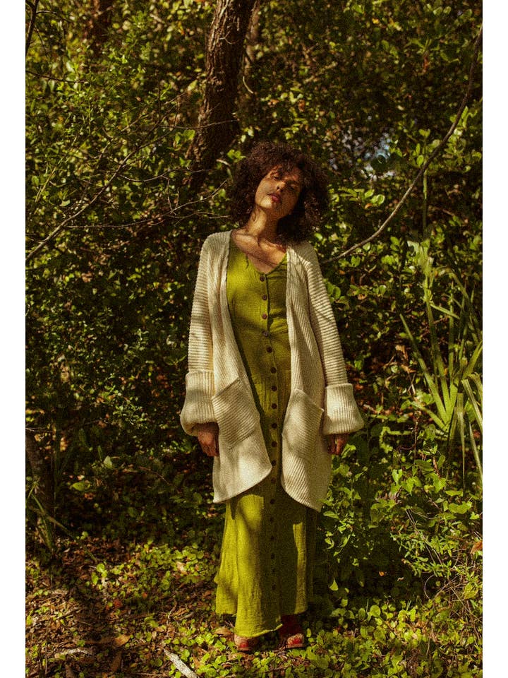 Gardenbelle Shop - Wholesale Dress - Women's - Bohemian Style Bamboo Cotton Button Down Dress, Duster