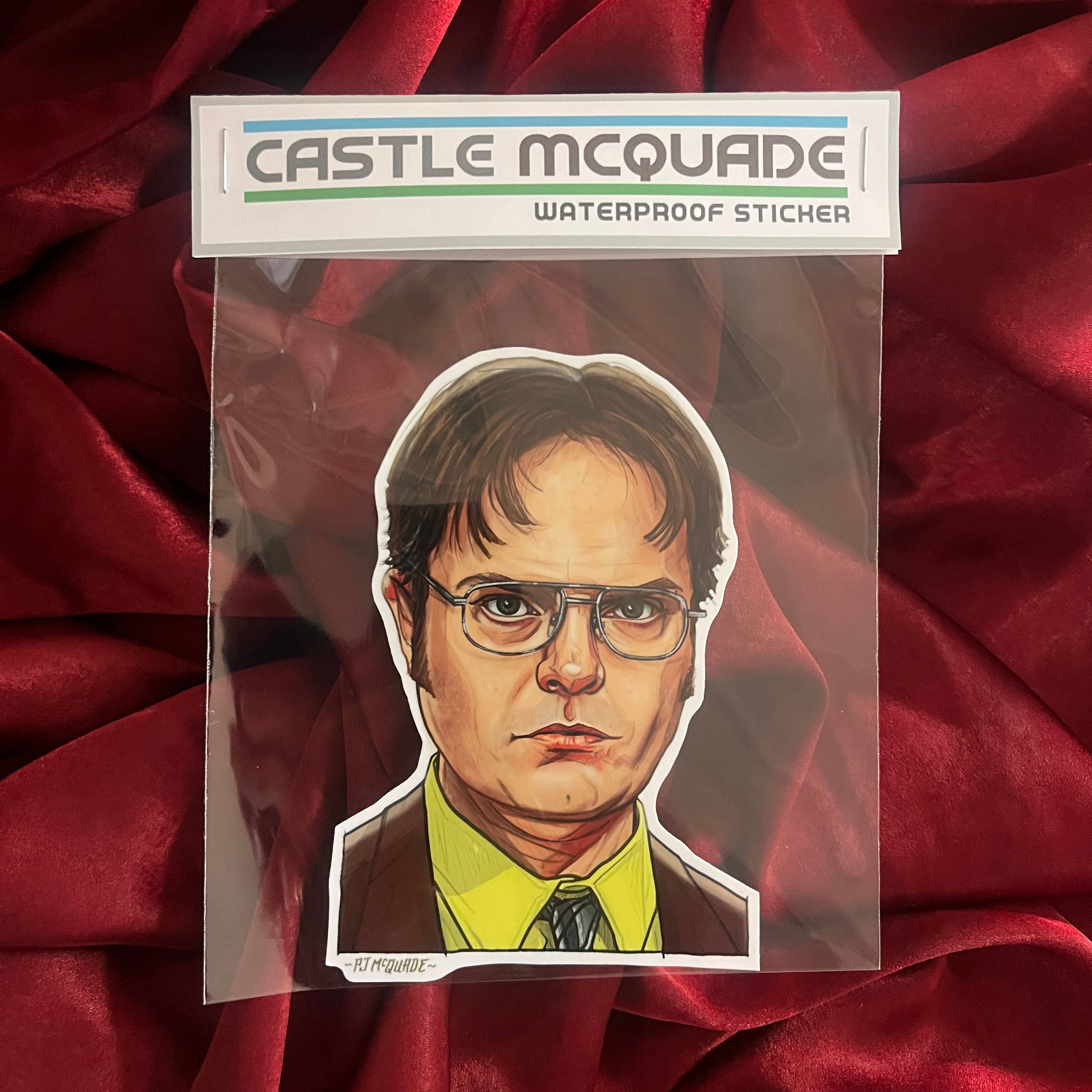 Castle McQuade - Wholesale Sticker - DWIGHT Waterproof STICKER3