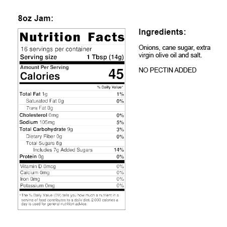 Jammy Yummy - Wholesale Jam/Jelly - Caramelized Onion Jam