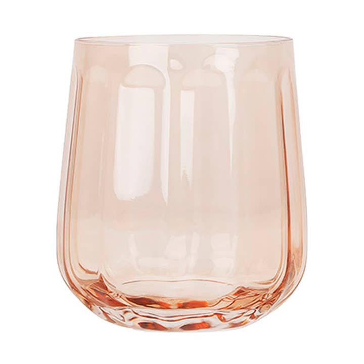 SET OF 4 TUMBLERS 52.5CL RIVIERA 52.5CL GLASS ORANGE for wholesale by Novastyl