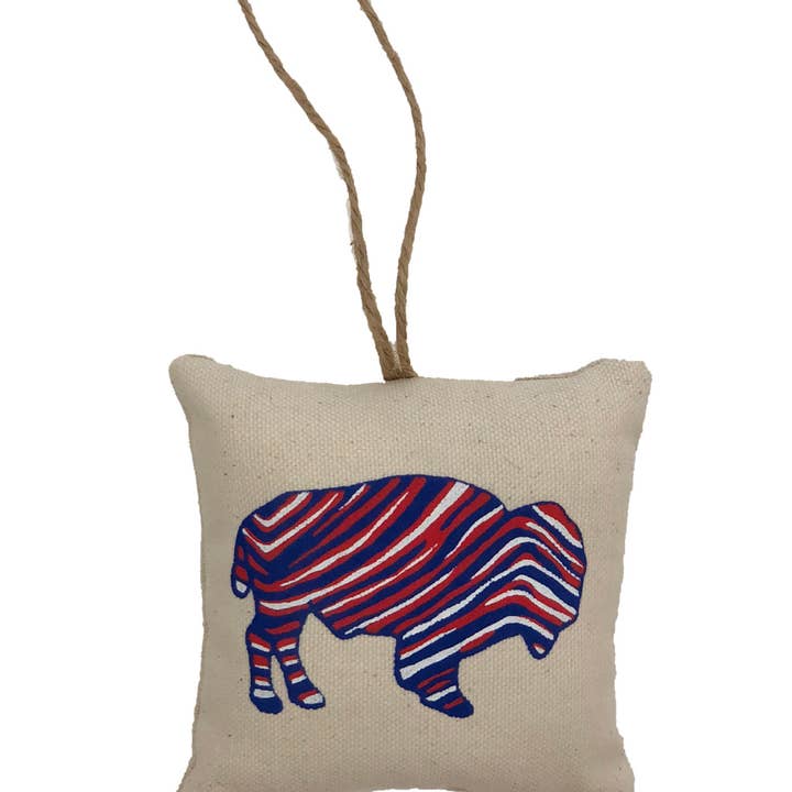 Ornement de Noël Zubaz Buffalo pour la vente par Poppiejanes