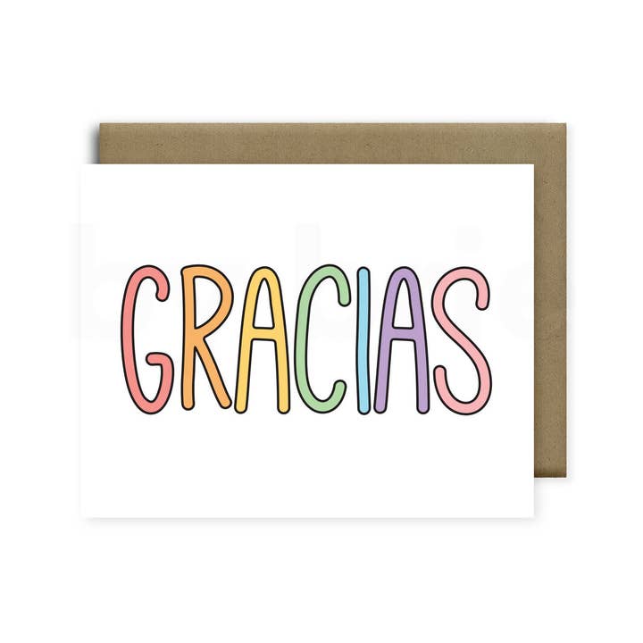 Gracias | Carte de voeux pour la vente par by brie
