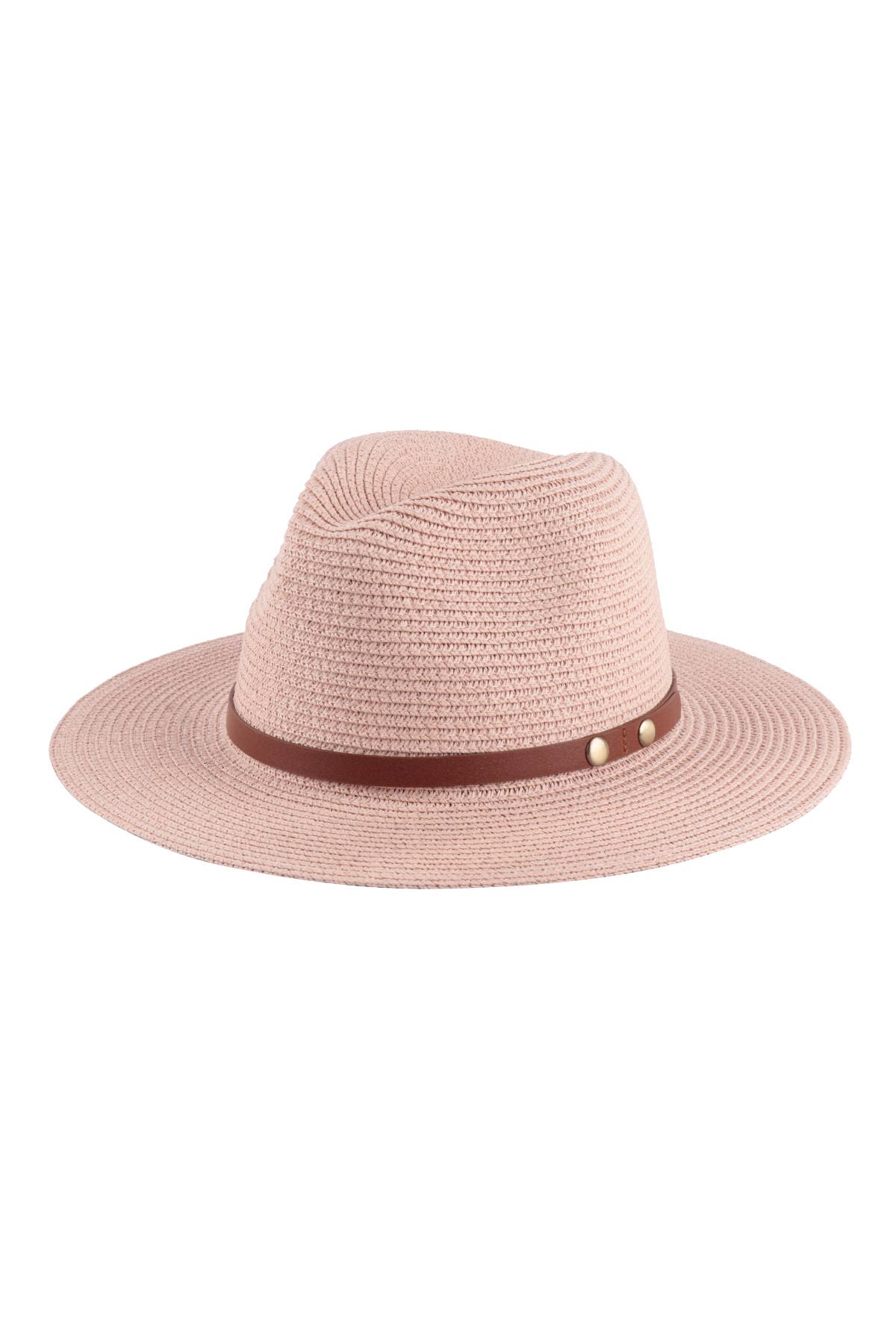 MYS Wholesale Inc - Wholesale Straw Hat - Women's - Panama Brim Summer Hat With Leather Strap1