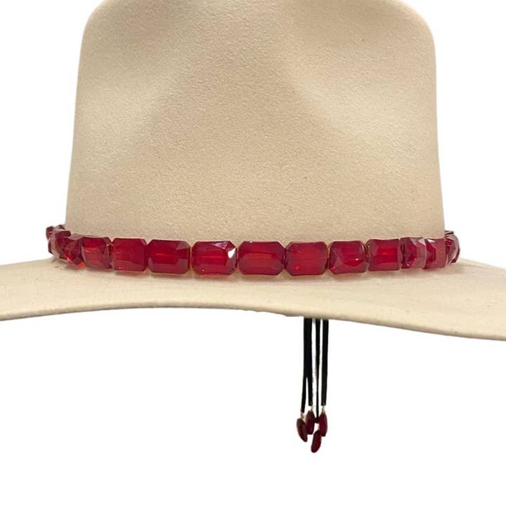 Ruby Hoedenband voor wholesale door Christina Greene LLC