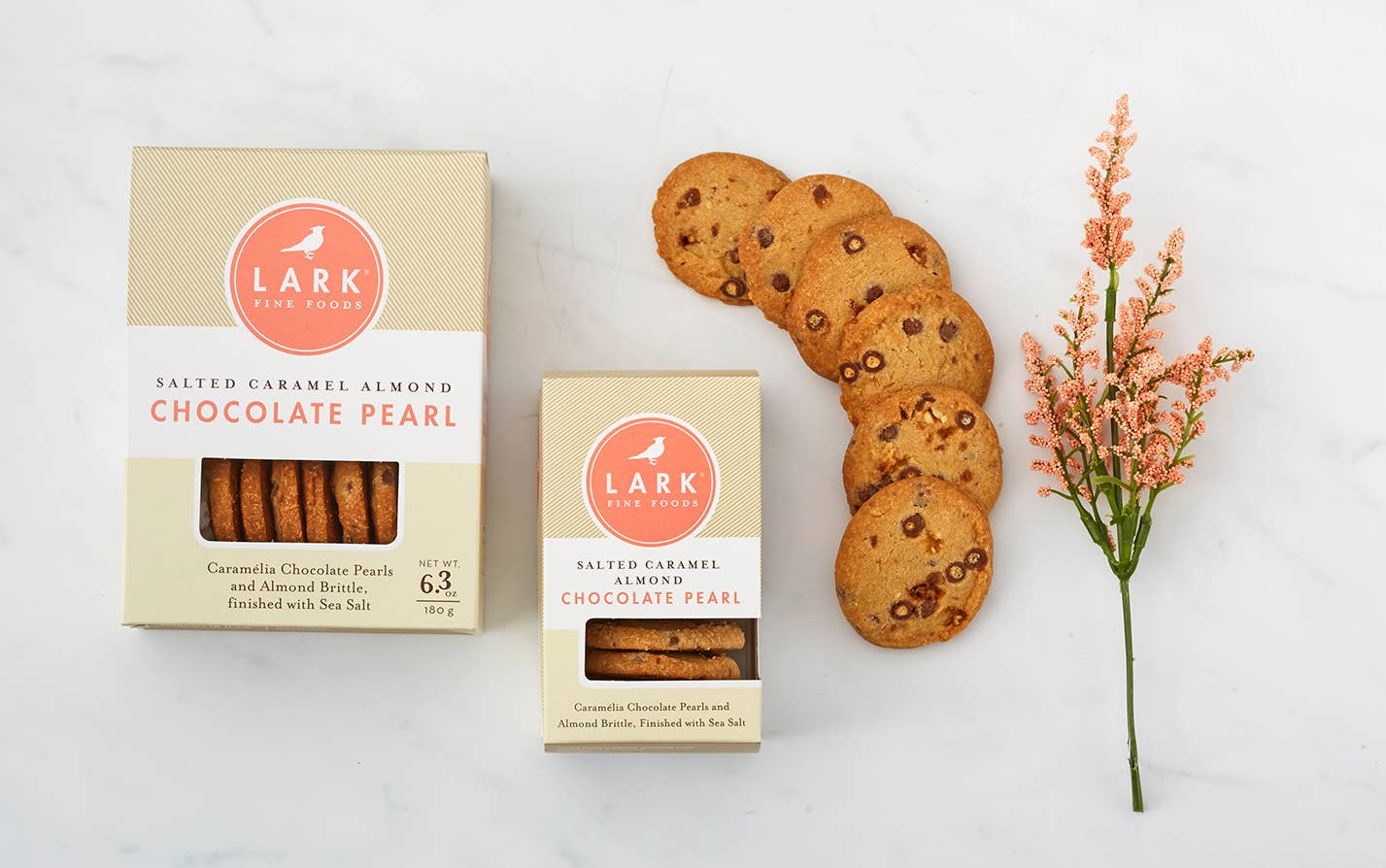 Lark Fine Foods - Wholesale Cookie - Salted Caramel Almond Chocolate Chip - Case of 241