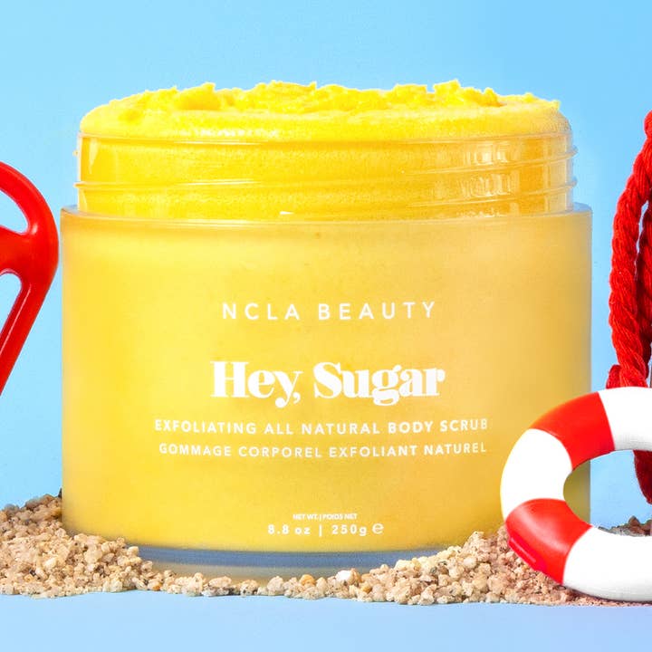 Esfoliante corporal natural Hey Sugar com fragrância de loção bronzeadora por atacado de NCLA Beauty