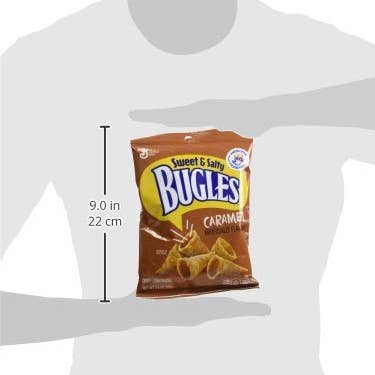 Shop The King - Wholesale Puffed Snack - Bugles Corn Snacks, Caramel, 3.5 Oz (Pack of 7)