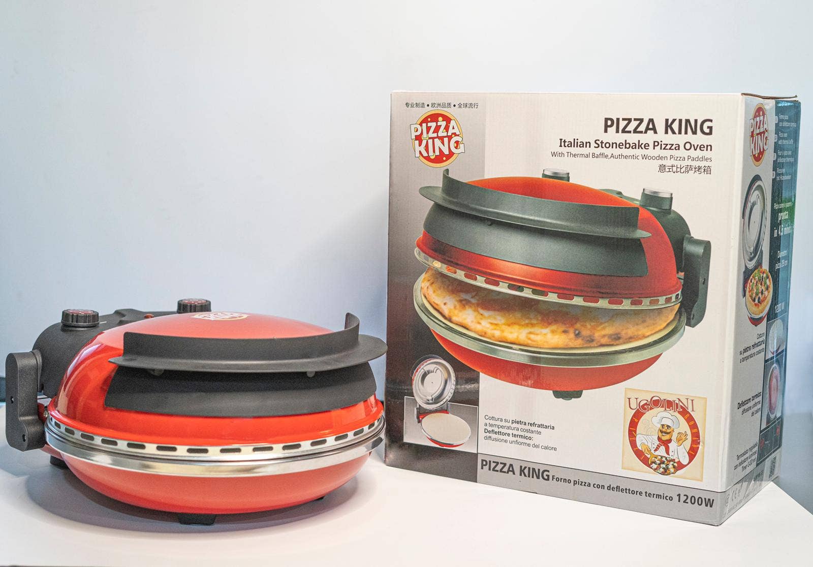 Truffleat srl – wholesale Köksapparat – Pizza King pizzaugn i sten, tillverkad i Italien1