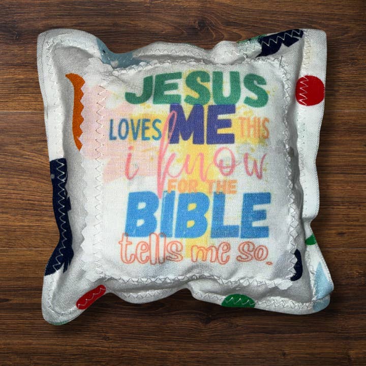 Child’s Prayer Quilt – “Jesus Loves Me” for wholesale by Bayou Born