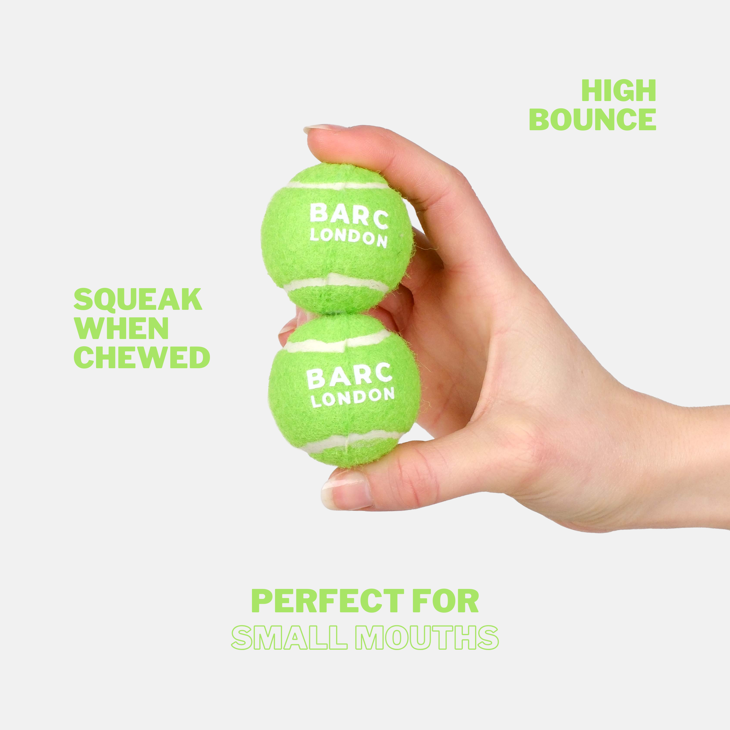Barc London - Wholesale Pet Fetch Ball - Dog - Lime Green Mini Dog Ball1