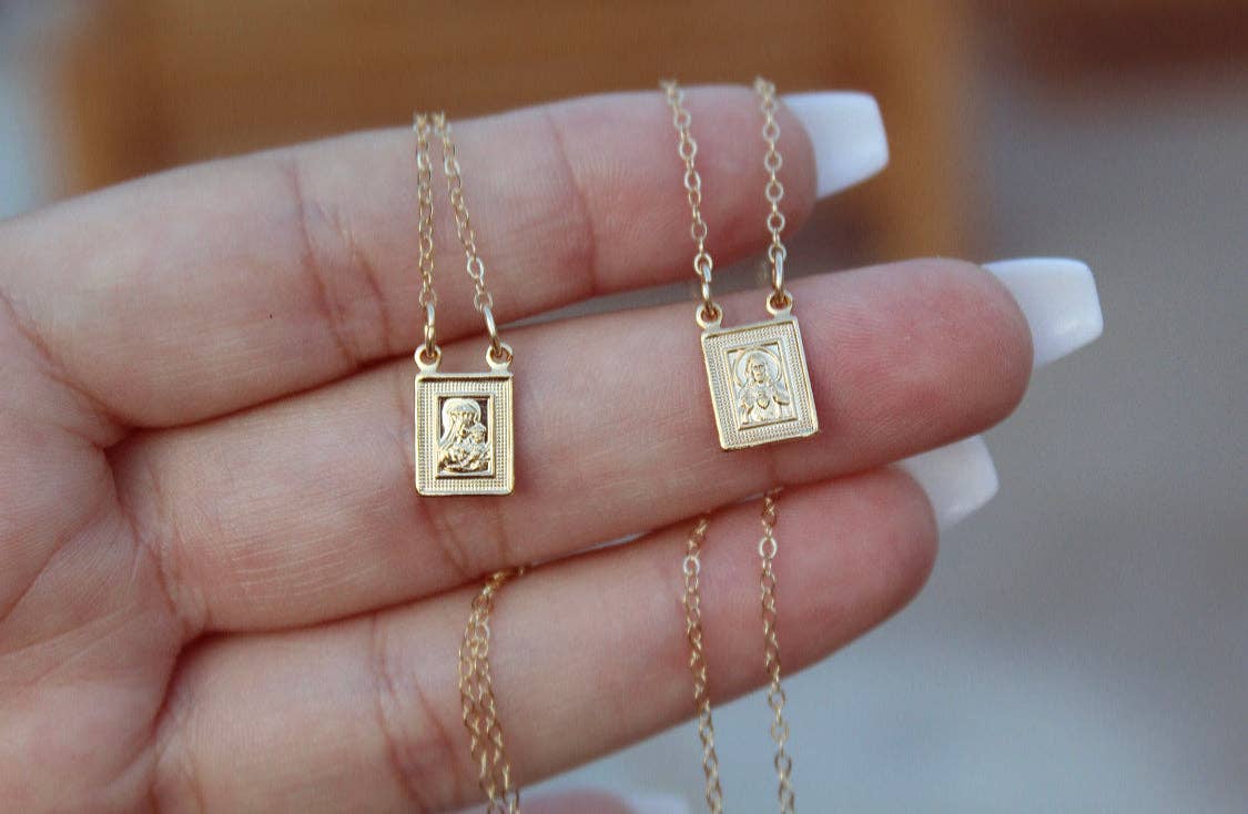 Naomi's Happy Place Shop - Wholesale Pendant/Charm Necklace - Scapular Necklace22