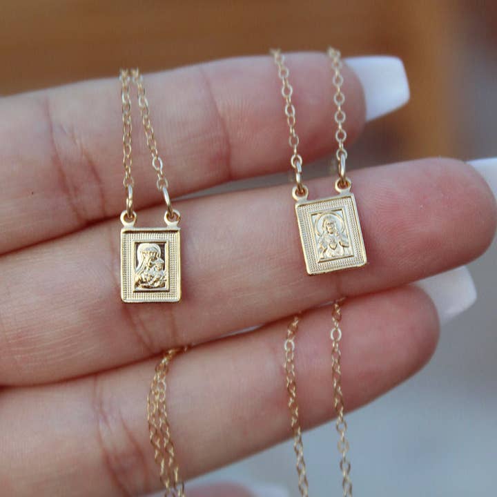 Naomi's Happy Place Shop - Wholesale Pendant/Charm Necklace - Scapular Necklace22