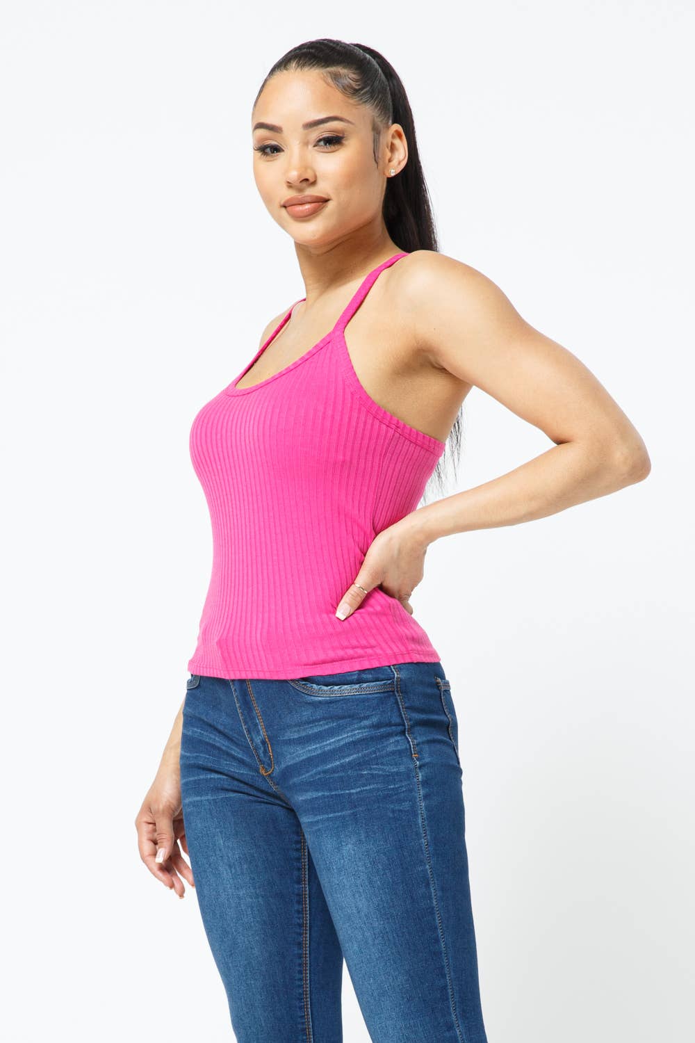 Julia by LoveJ - Wholesale Tank Top - Women's - Rib Racer Back Sleeveless Tank Top10