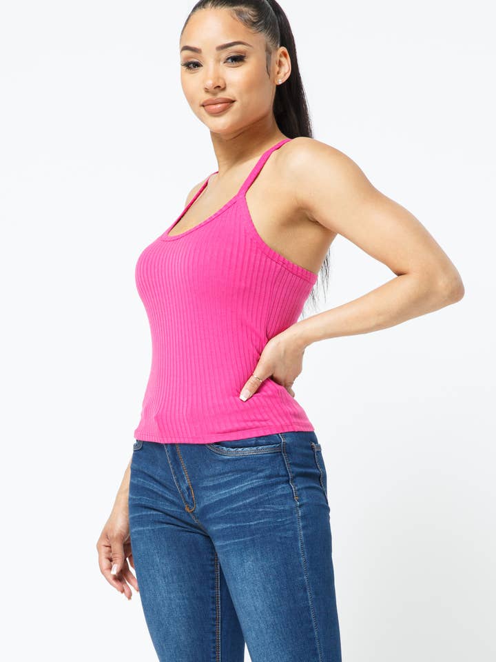 Julia by LoveJ - Wholesale Tank Top - Women's - Rib Racer Back Sleeveless Tank Top10