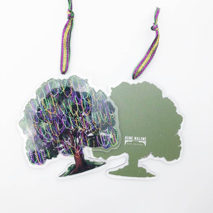 Home Malone - Wholesale Ornament - Acrylic Mardi Gras Bead Tree Ornament - Christmas Tree Decor