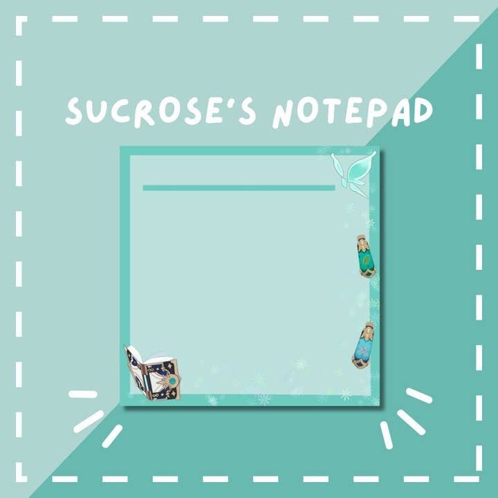 Sucrose Notepad - Genshin Impact Series for wholesale by Studio Ayu