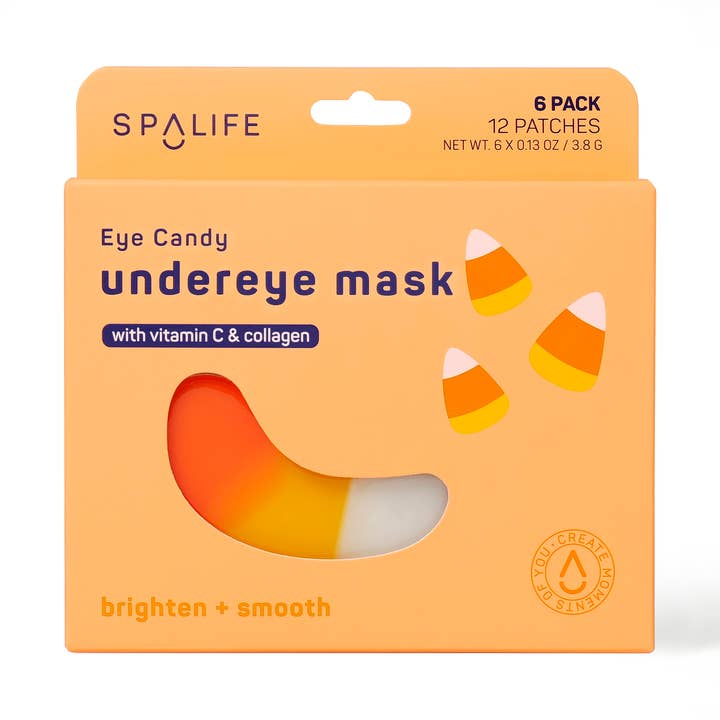 My Spa Life - Wholesale Eye Treatment Mask - Halloween Eye Candy Hydrating Undereye masks - 6 Pairs0