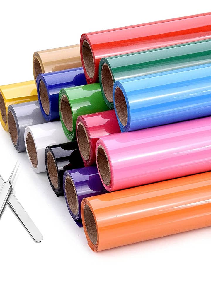 40 forskellige farver 20''/36'' strækbar varmeoverførsel for engroshandel hos TJ Clothing NY