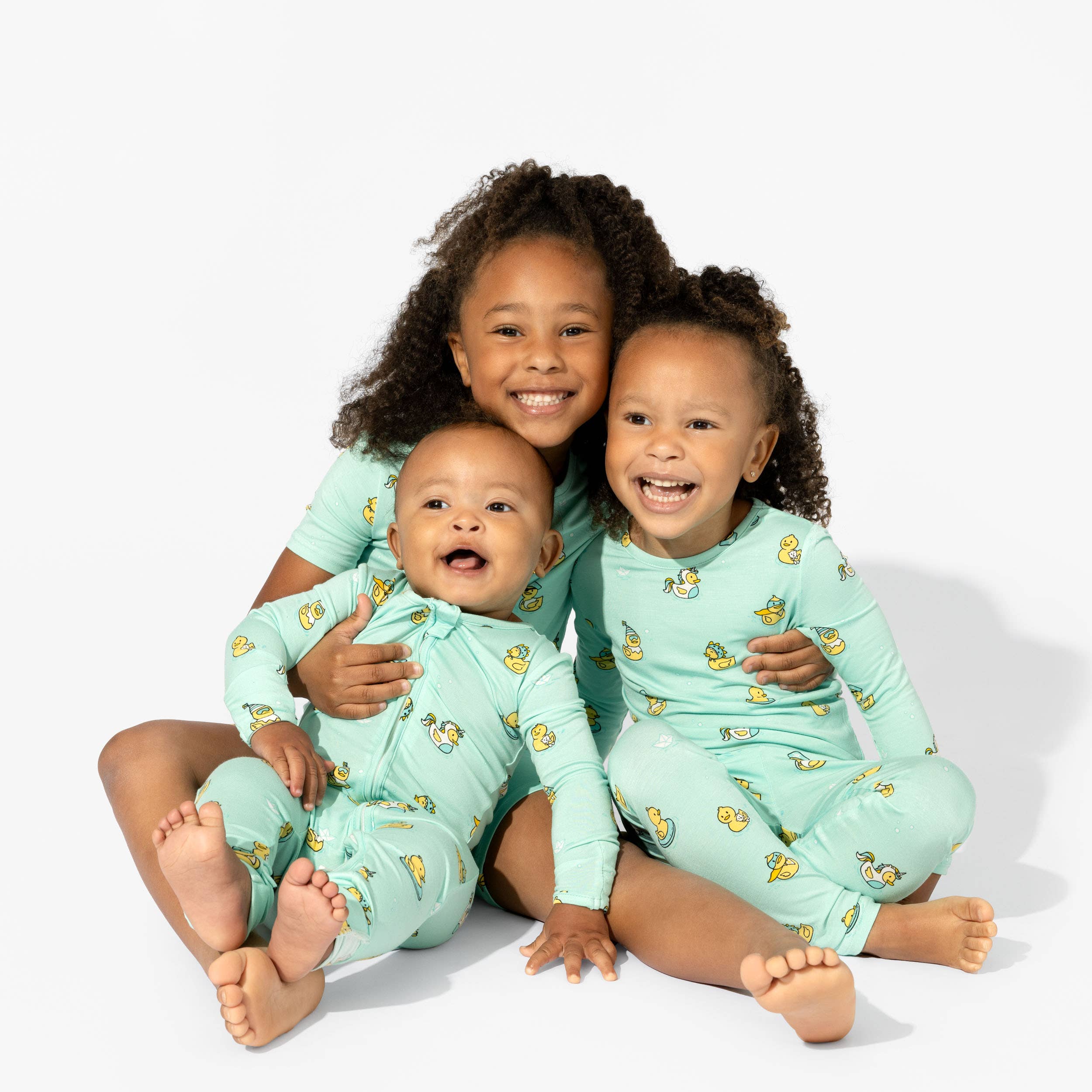 Bellabu Bear - Wholesale Sleepwear Set - Kids - Rubber Ducky Bamboo Kids Pajama Short Set9