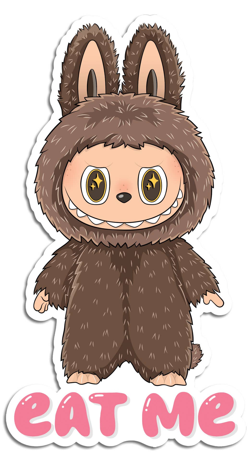 THE FOUND - Wholesale Sticker - Monster Eat Me Die Cut Sticker0