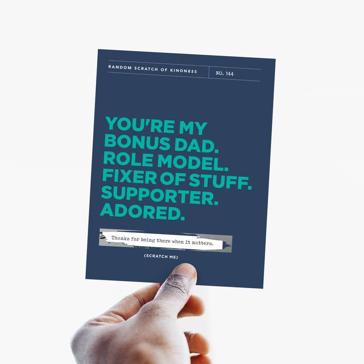 Inklings Paperie - Vendita all'ingrosso Biglietti per la Festa del Papà - Biglietto gratta e vinci - Bonus Dad - Festa del papà/Grazie3