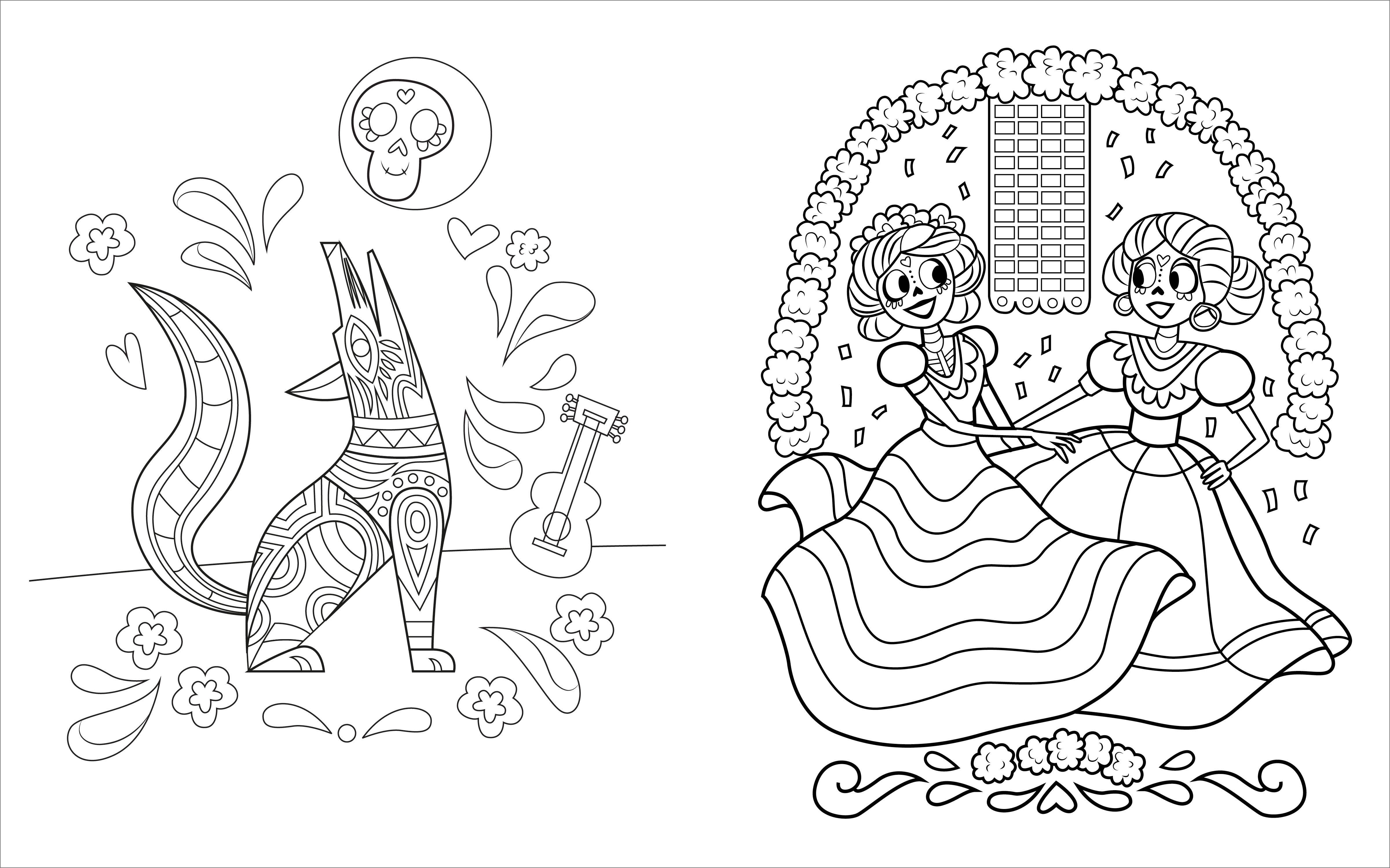 Sourcebooks - Wholesale Coloring & Activity Book - Kids & Baby - Día de los Muertos Coloring Book for Kids3