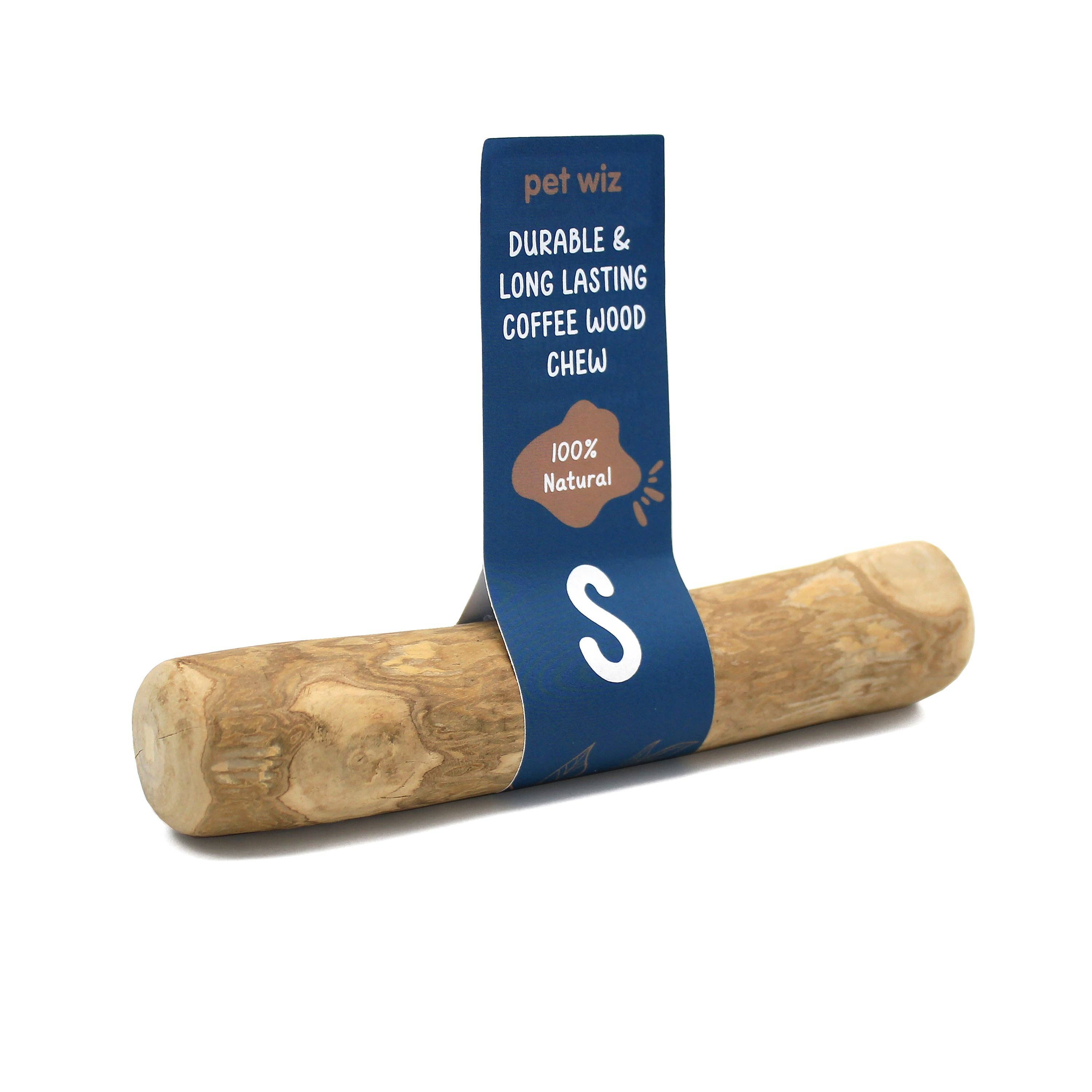 Pet Wiz - Wholesale Pet Chew Toy - Dog - Coffee Wood Chew0