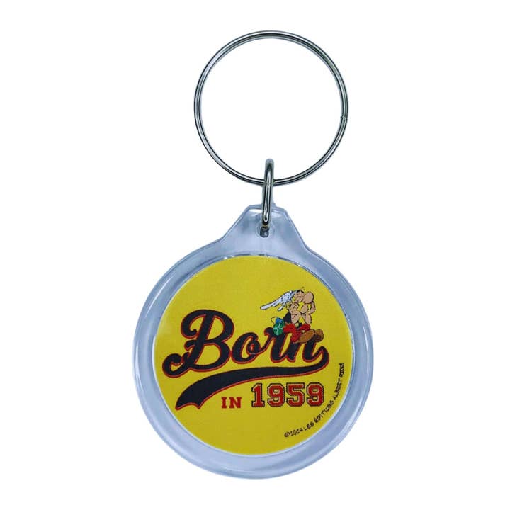 Astur Pins - Wholesale Keychain - Unisex - Round Keychain © Astérix - Born 1959 - Yellow - C#82