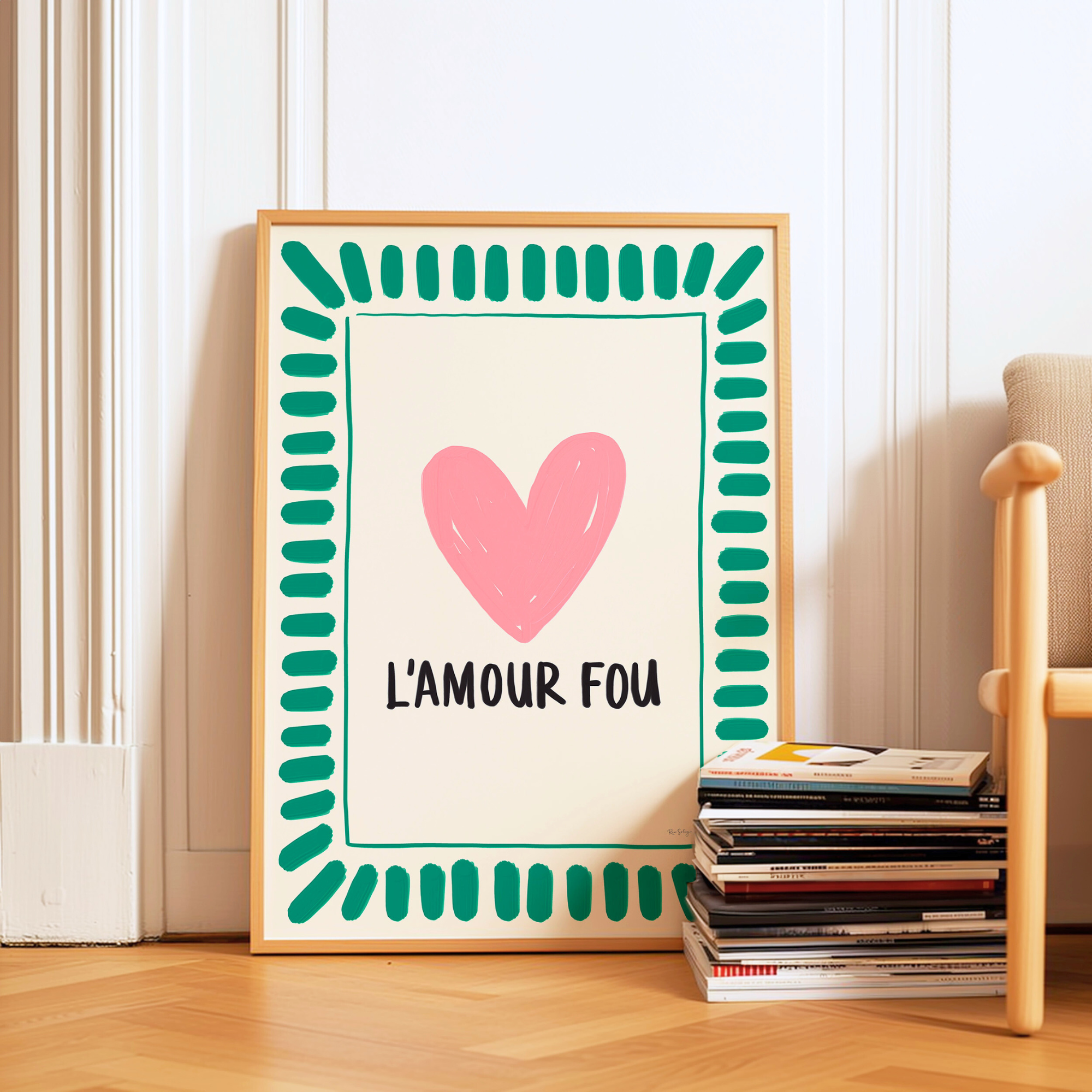 Rio Soléy - Wholesale Art Print - "L’Amour Fou" Art Print – Colourful French Poster5