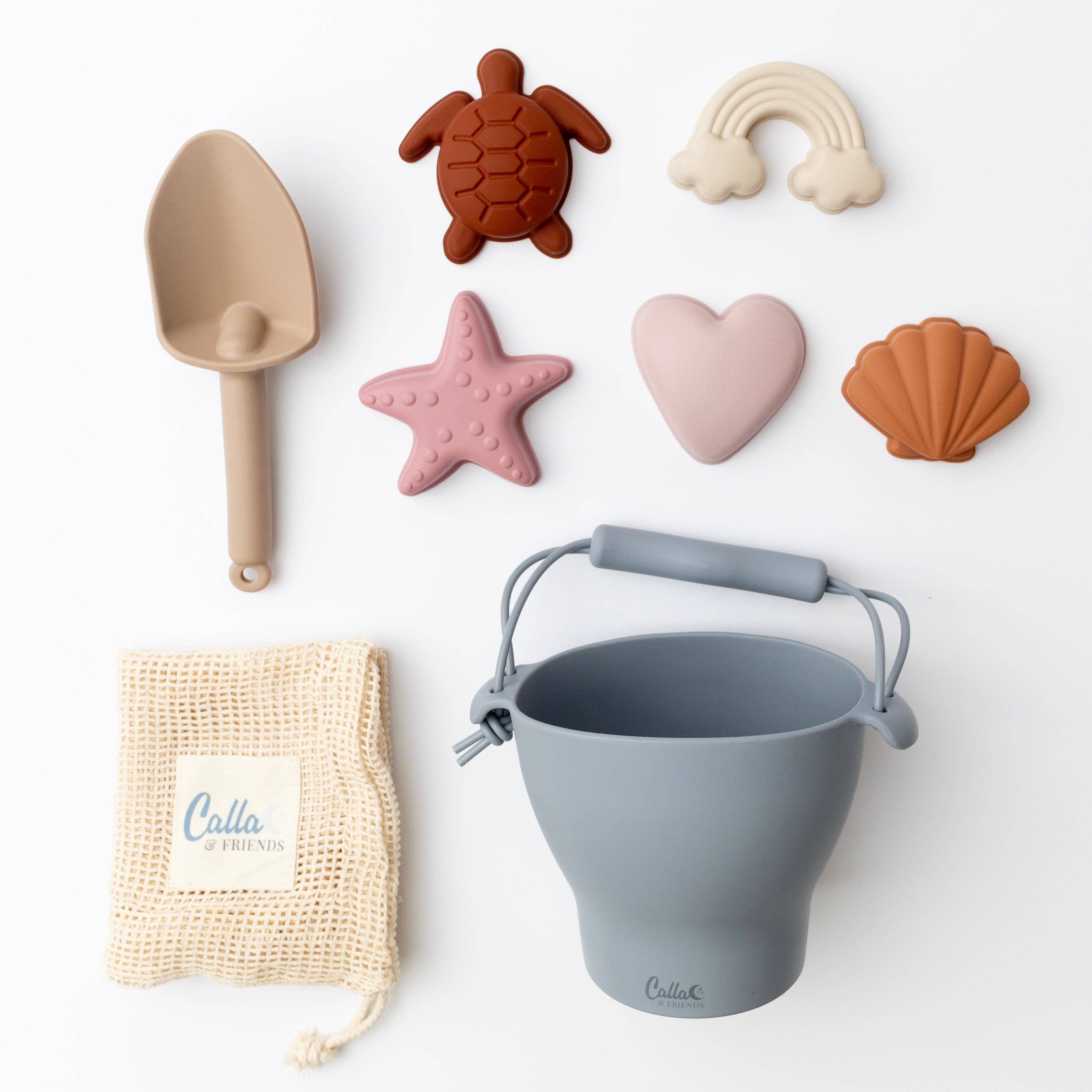Calla & Friends - Wholesale Beach/Pool Toy - Kids & Baby - Hudson Silicone Beach Toy Set0