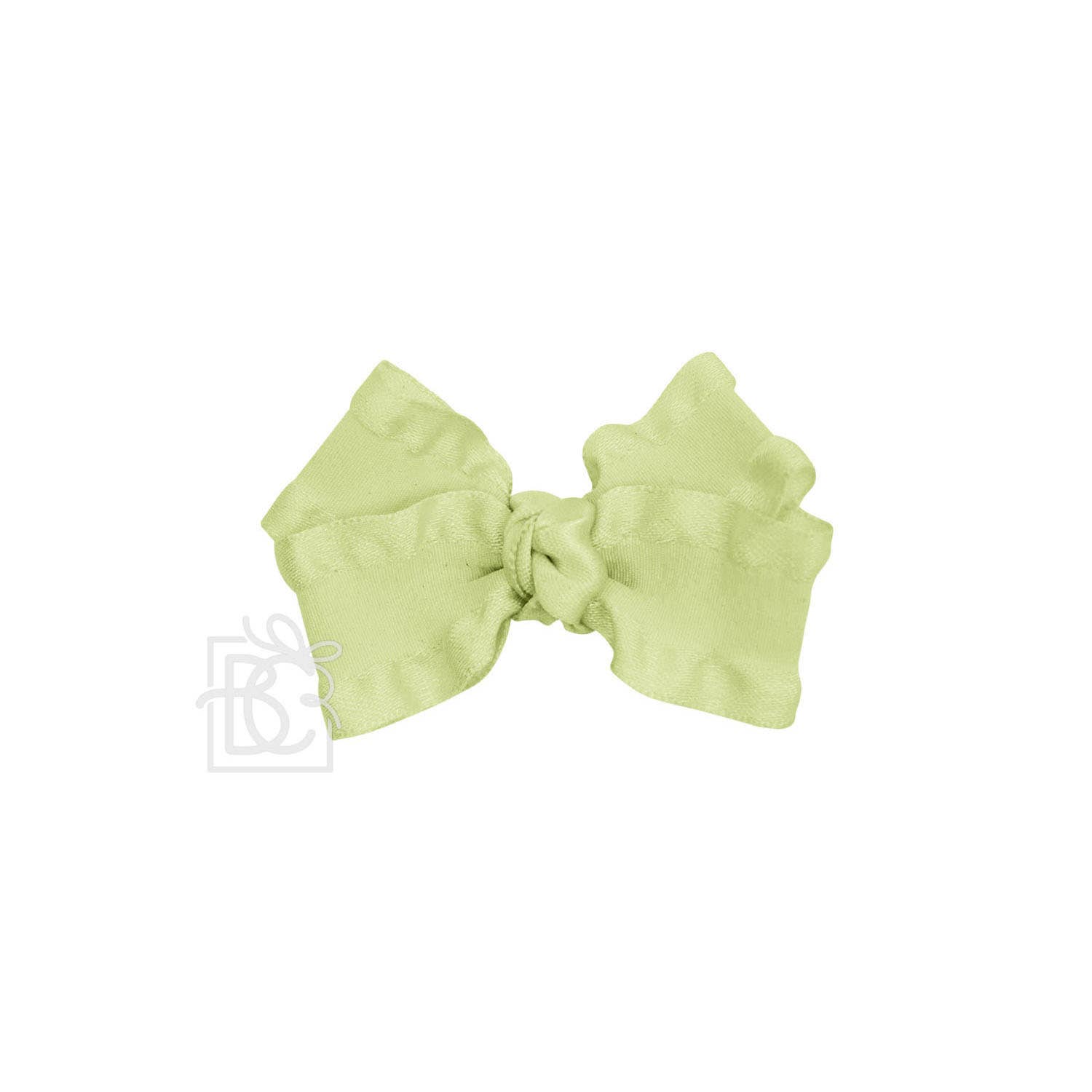 Beyond Creations, LLC - Wholesale Hair Bow - Kids - DOUBLE RUFFLE BOW ON CLIP79
