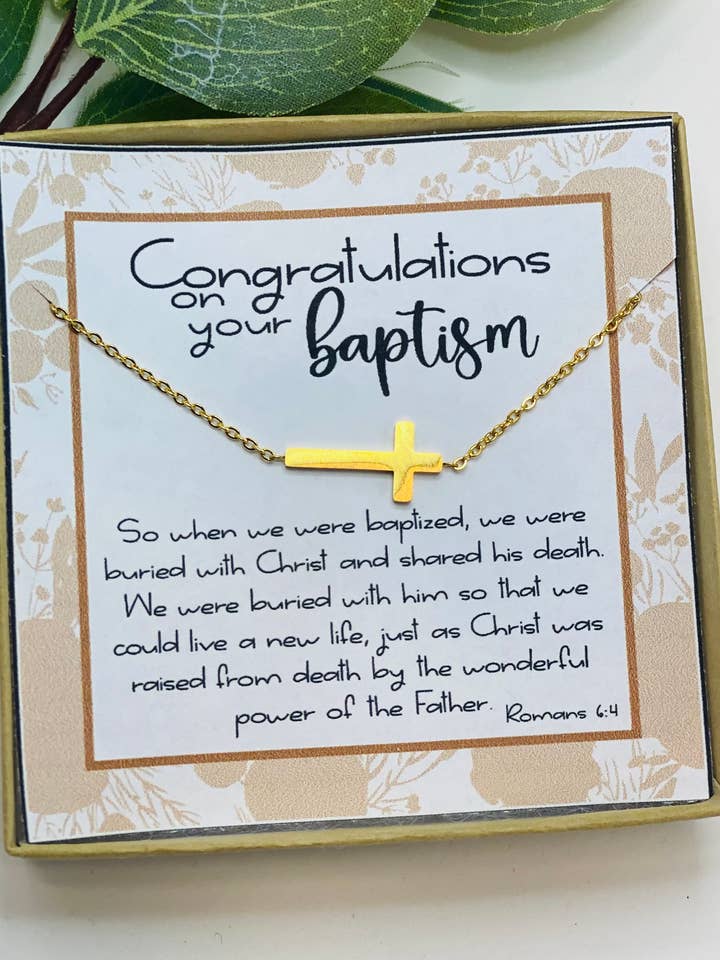 Baptism Gift, Gift for Girl, Religious Gift, Faith Cross for wholesale by Little Happies Co