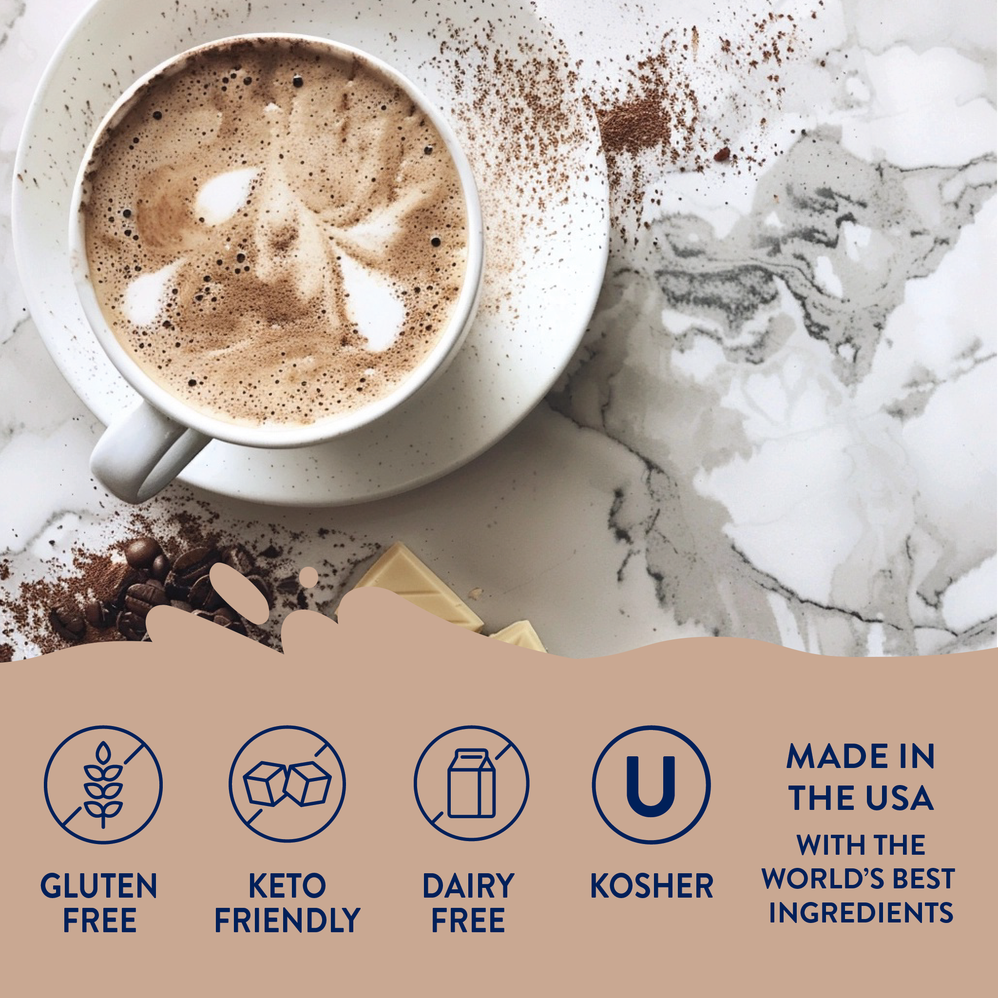 Jordan's Skinny Mixes - Wholesale Flavored Syrup - Sugar Free White Chocolate Syrup4