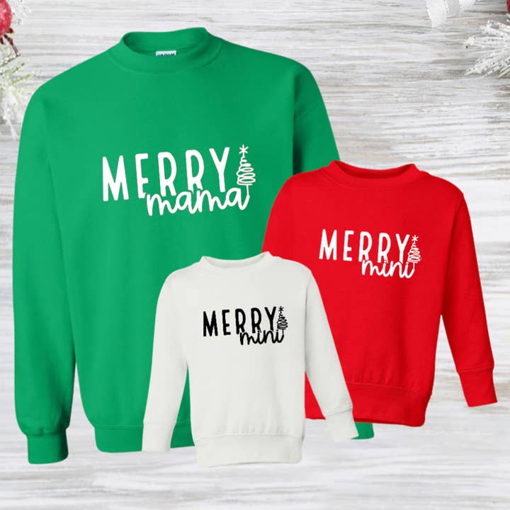 Merry Mama & Mini for wholesale by Sincere Sentiments LLC