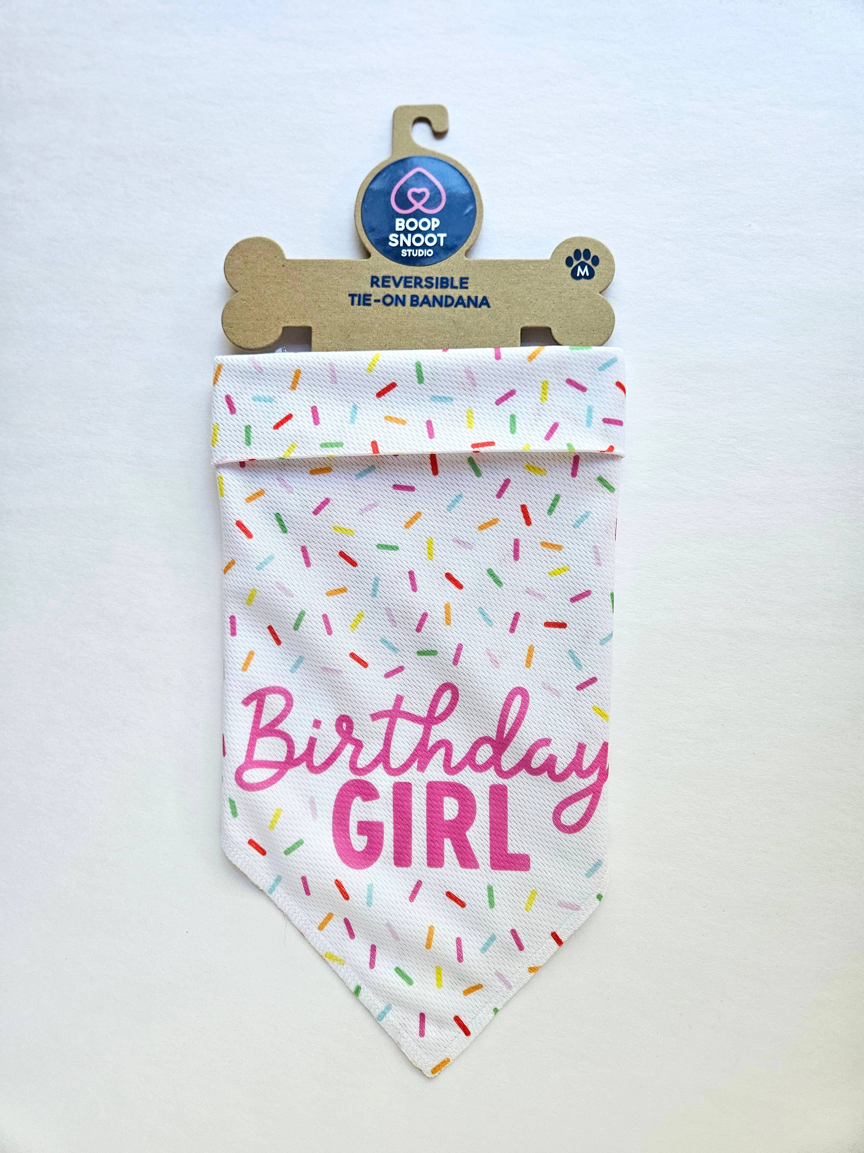 Boop Snoot Studio - Wholesale Pet Bandana - Dog - Birthday Girl Reversible Dog Bandana2