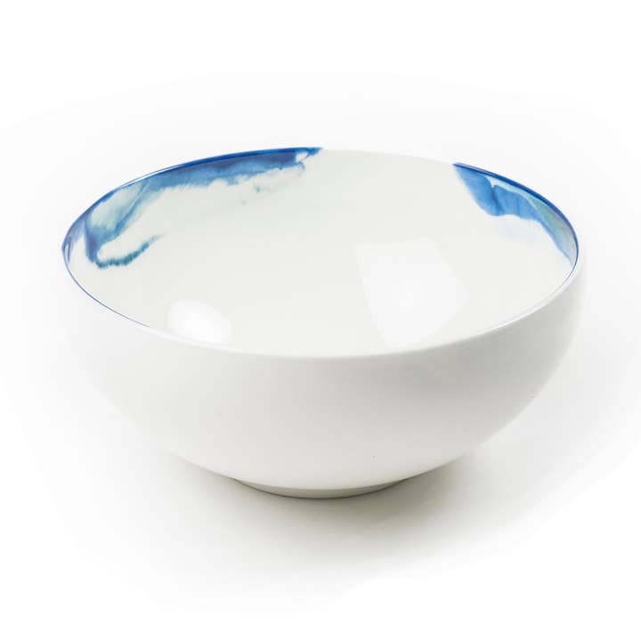 Glazed, fine bone china bowl for wholesale by 1882 Ltd.