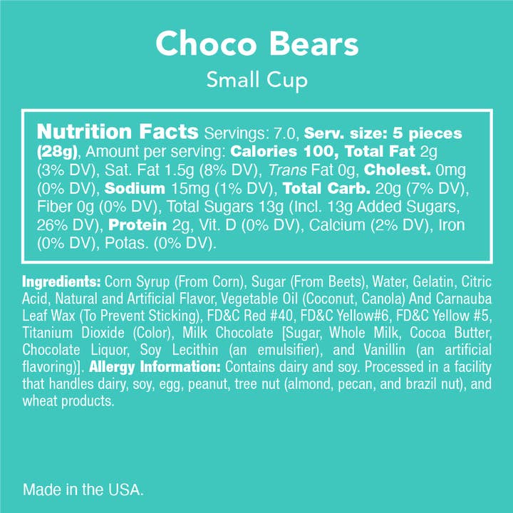 Candy Club - Wholesale Chocolate Covered Sweets - Choco Bears3