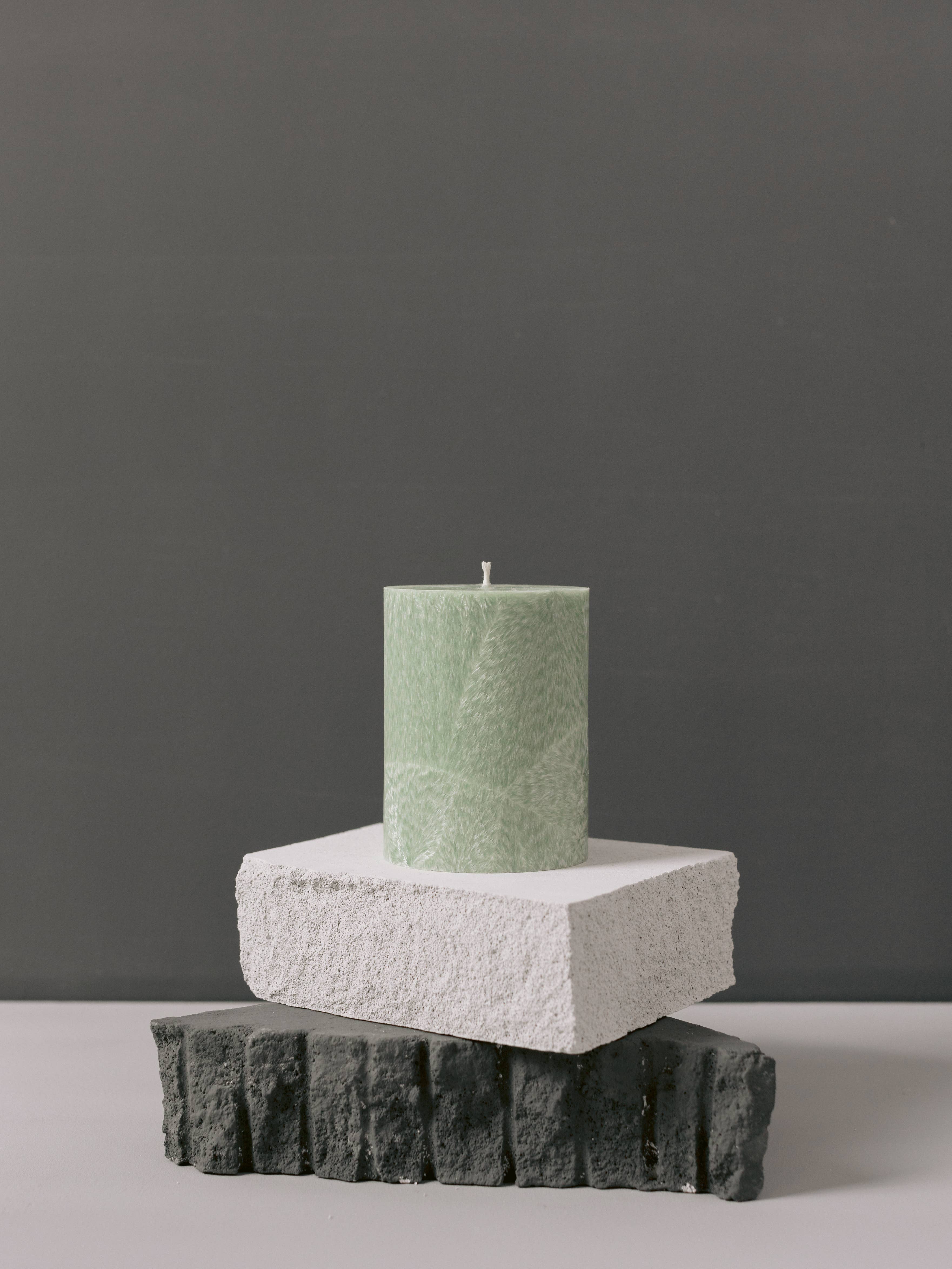 NORDIK KANDLE – Engroshandel Søjlelys – Hals rund stearinlys af naturlig plantevoks2