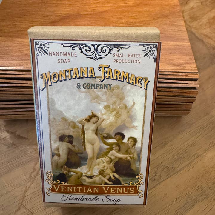 Montana Farmacy - Wholesale Zeepblok - Venitiaanse Venus Delicate Zeep Olijfolie en Franse klei2