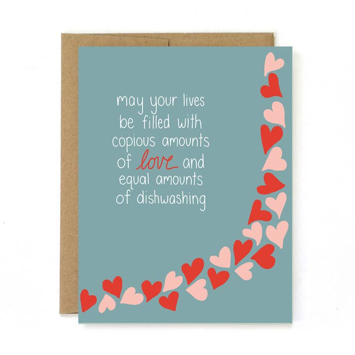 Tarjeta de boda - cantidades iguales para venta al por mayor de Unblushing