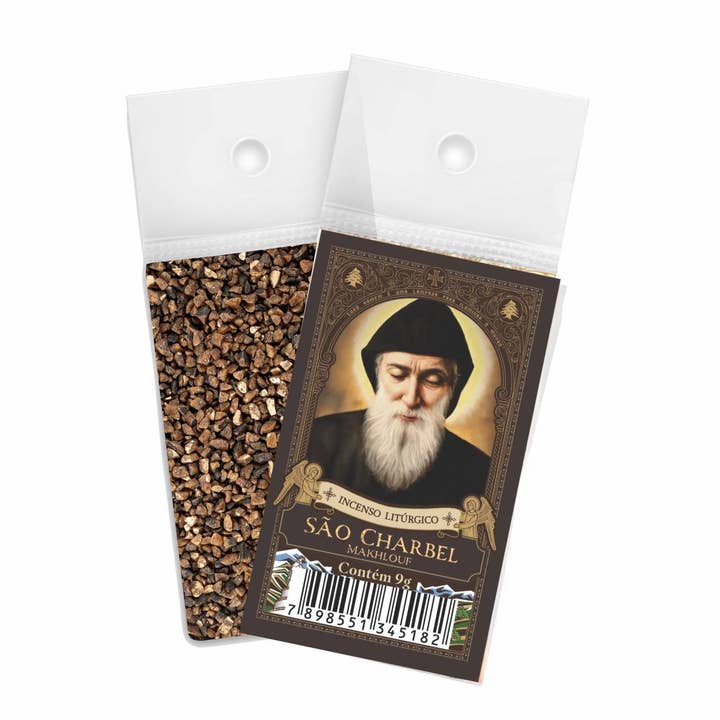 Encens en résine Milagros Saint Charbel Makhlouf - 0,3-17,6 oz pour la vente par Clero USA