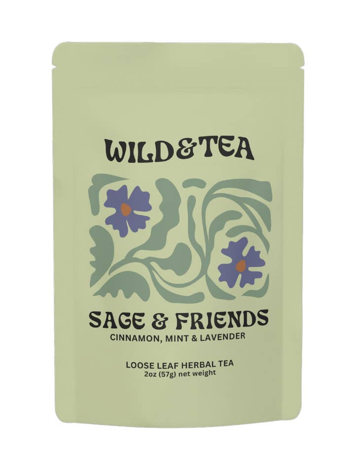 Sage & Friends Herbal Tea for wholesale by Wild & Tea