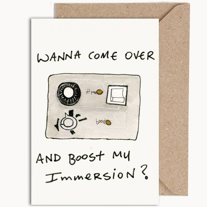 Wanna Come Over And Boost My Immersion? for wholesale by WeirdWatercolours