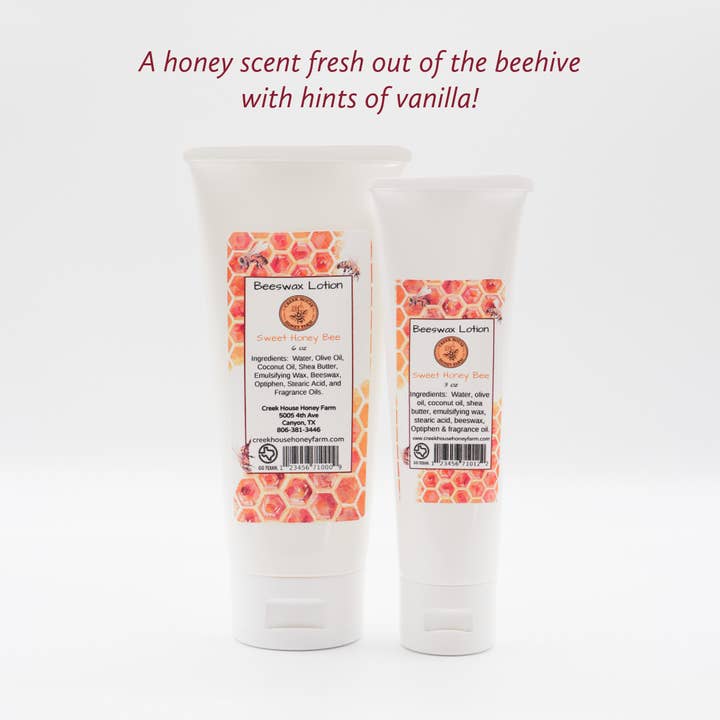 Creek House Honey Farm - Wholesale Hand & Body Lotion - Beeswax Lotion