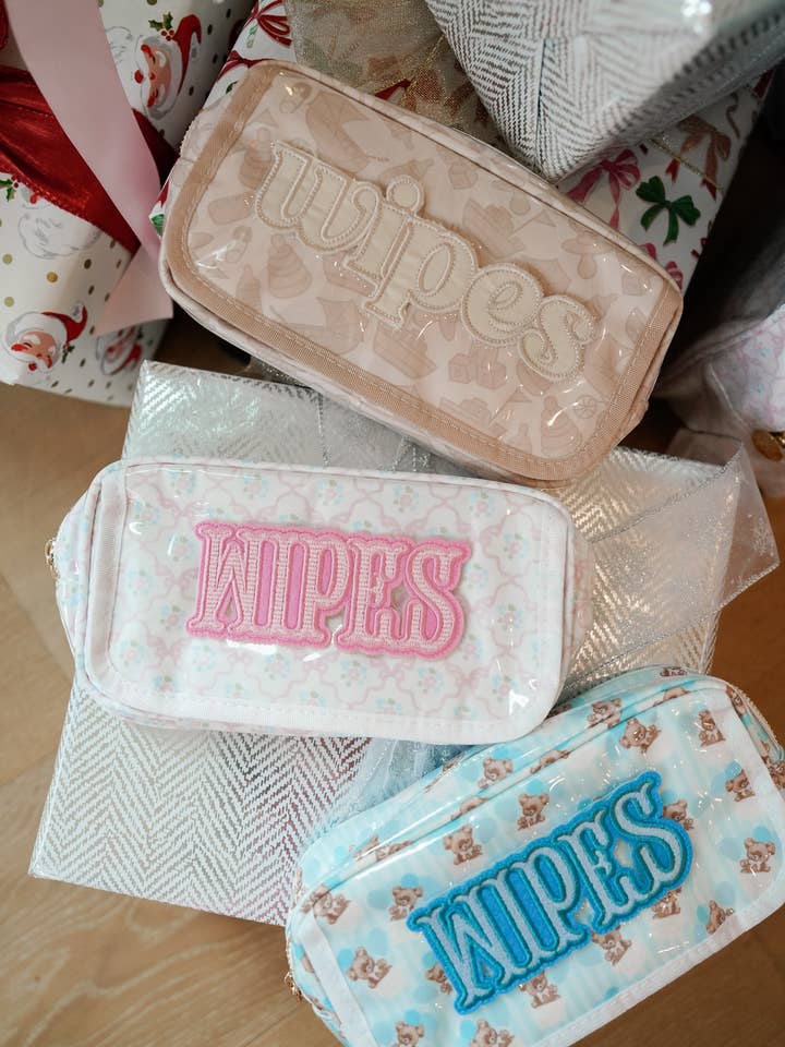 Wipes Pouch - Clear Coat Bag for wholesale by KENZKUSTOMZ