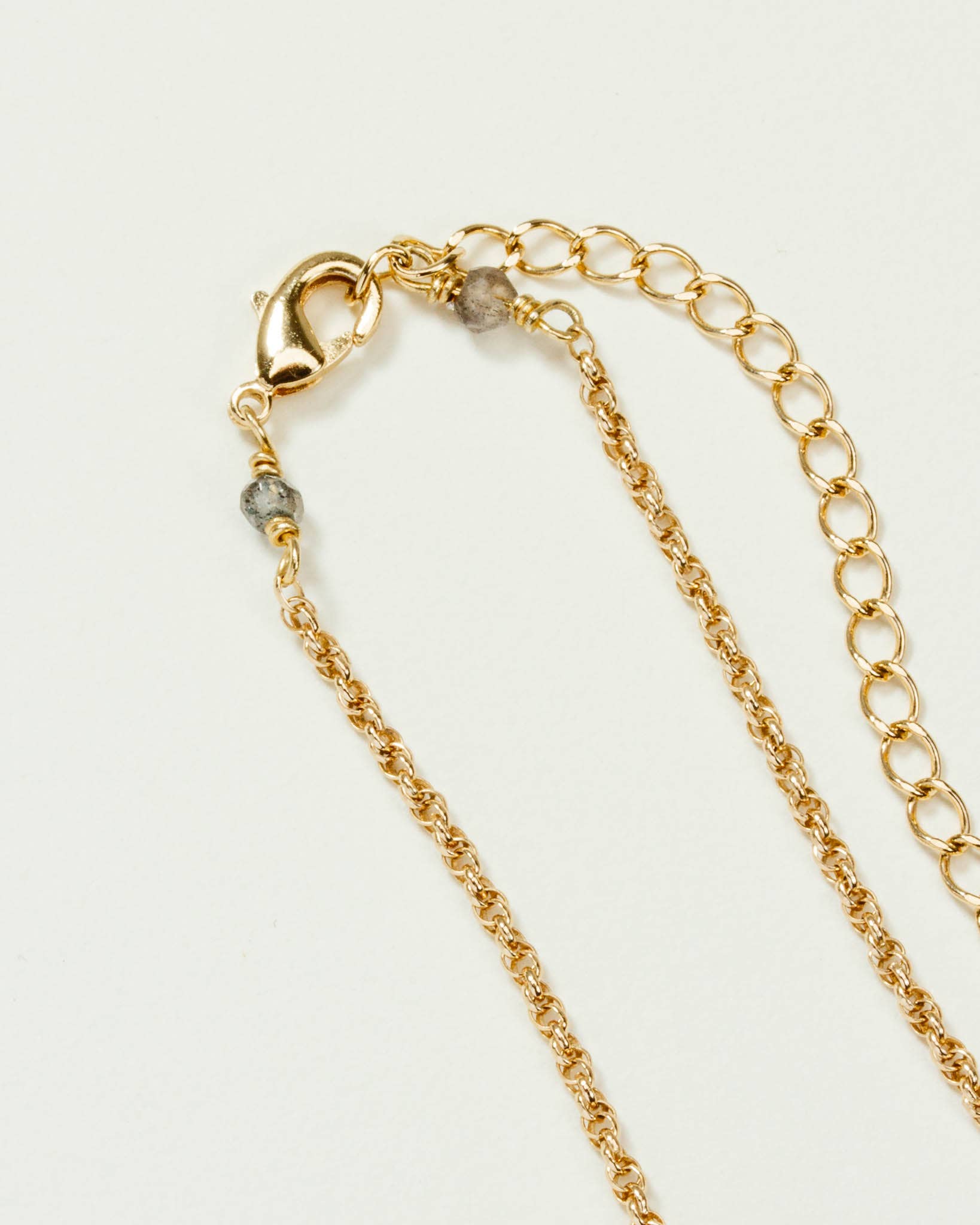 Luna Norte – wholesale Pendant/charm necklace – 14Kt Sterling Silver Eclipse Necklace - Moonstone1