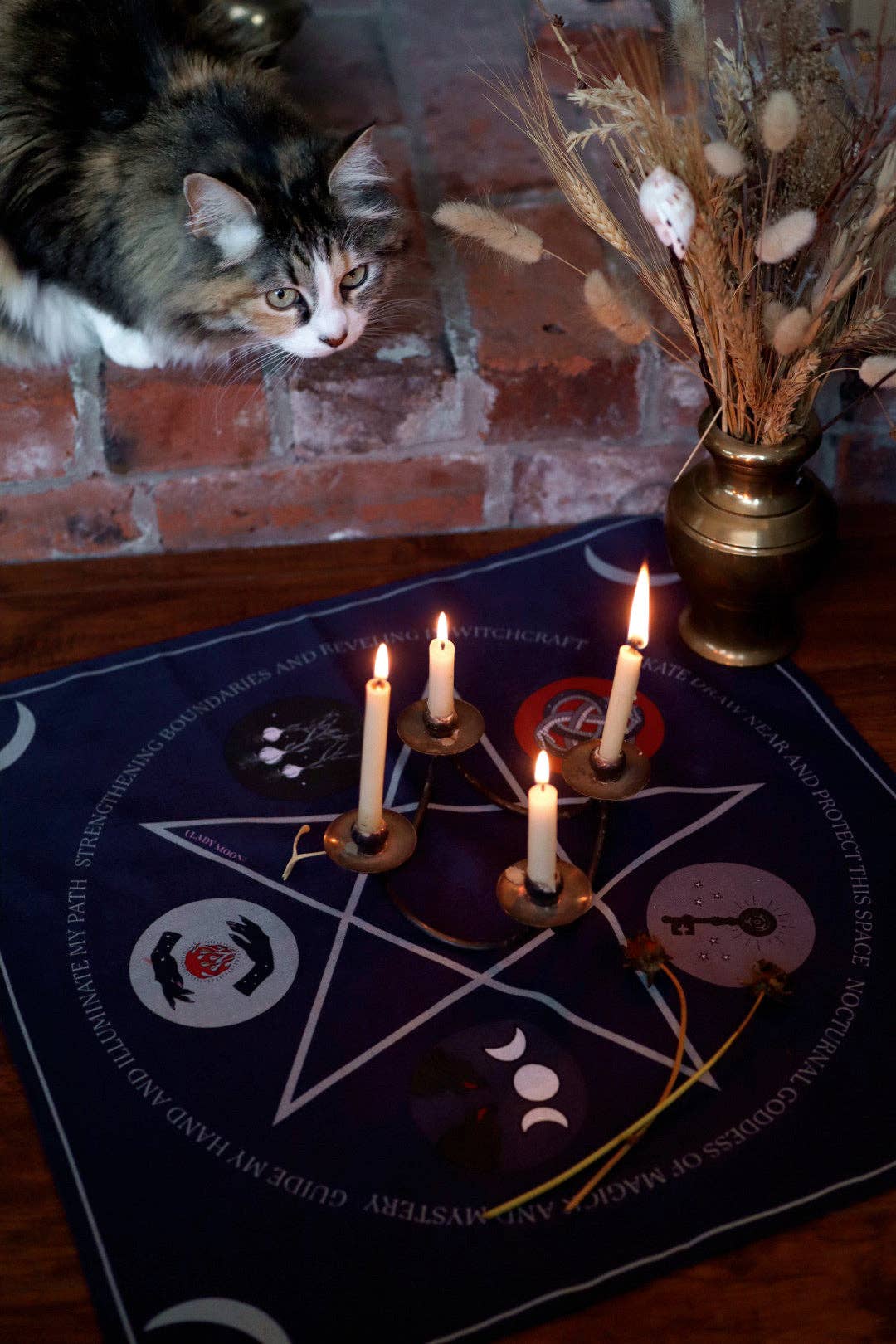 Lady Moon Co.® - Venta al por mayor Bandana - Mujer - Bandana de Tela de Altar: Hécate2