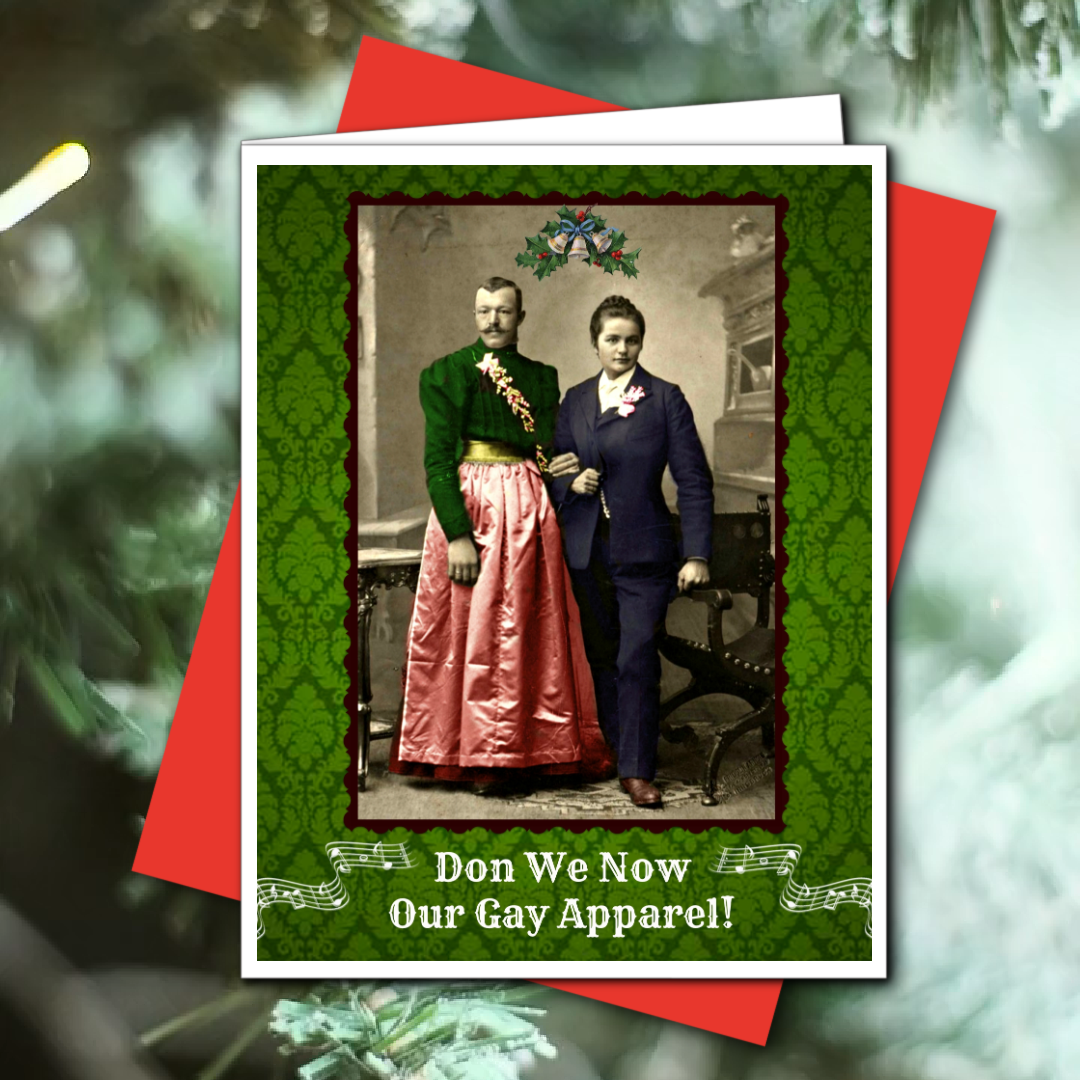 Ümlaut Brooklyn - Wholesale Christmas Card - Don We Now - Christmas Greeting Card1